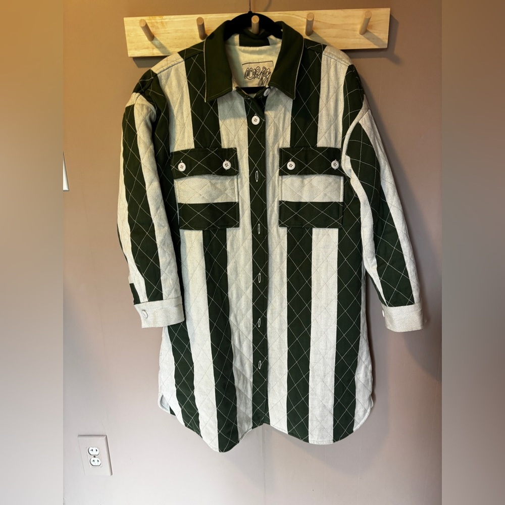 Ace & Jig Quilted Overcoat in Salon size M